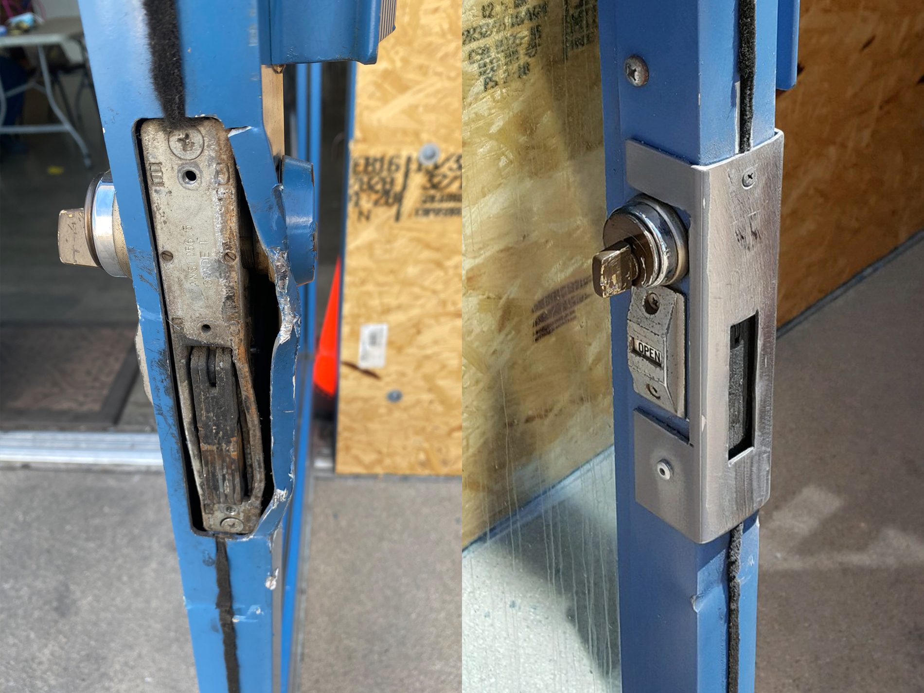 Before & After Lock Repair