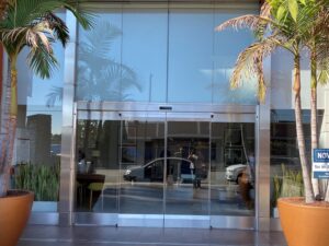 Automatic Sliding Glass Door Installation – Broadcast Center