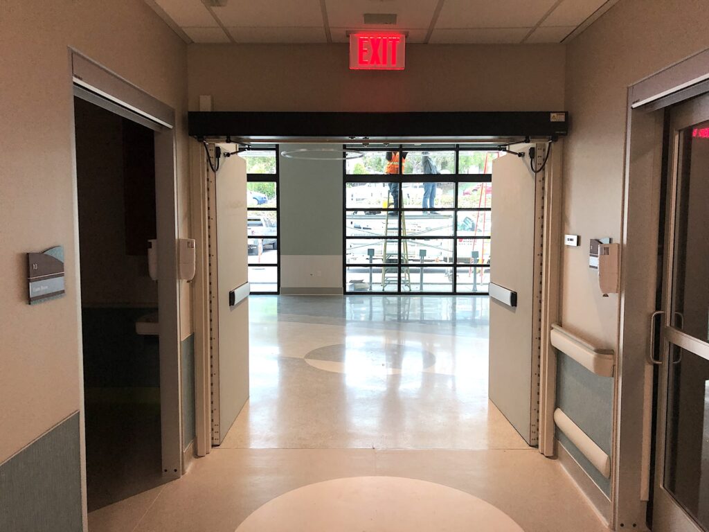 Emergency Exit Door Installation - UCSF Medical Center