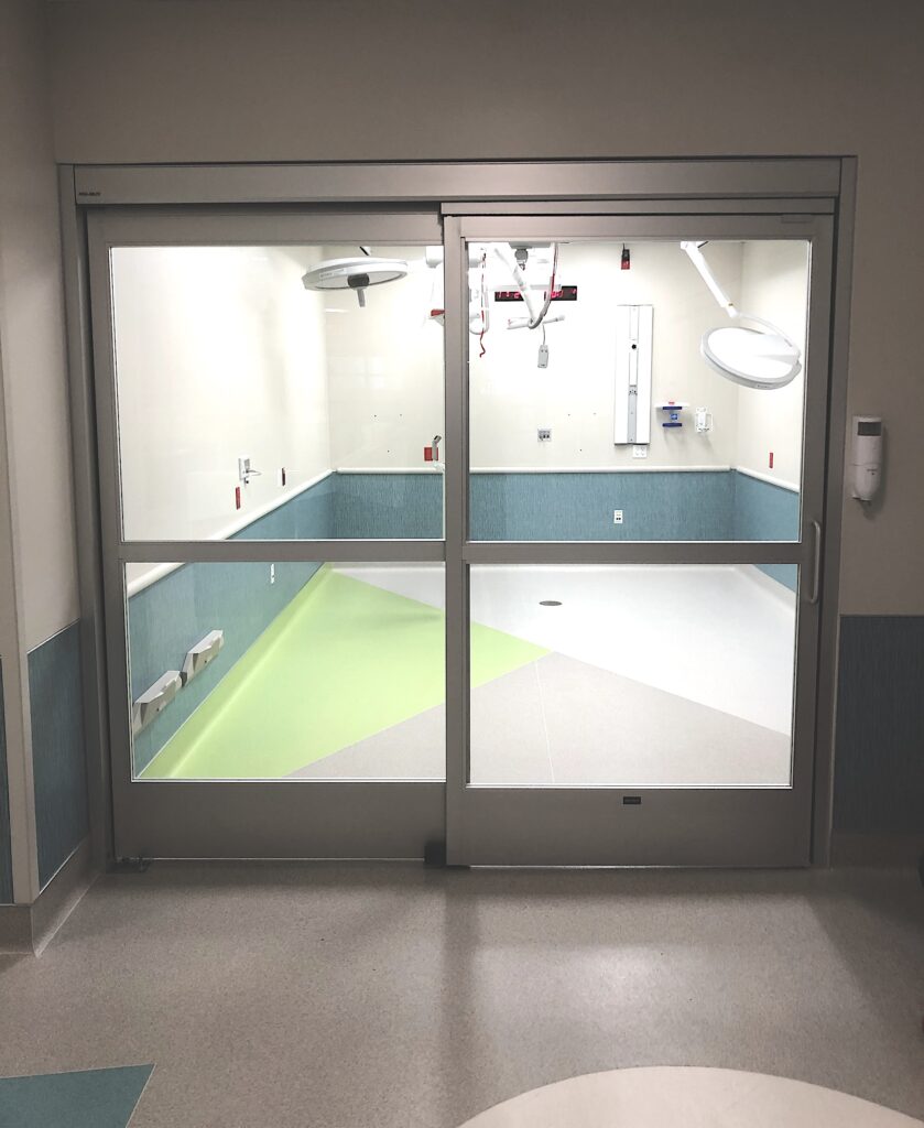 ICU Sliding Doors Installation